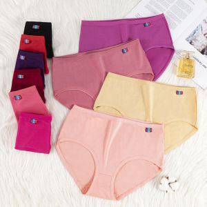PREMIUM COTTON PANTIES M L XL 2XL 3XL 4XL Plus Size Middle High Waist Cotton Panties