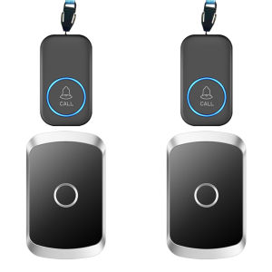 Elderly Waterproof Beeper Wireless Home Bed Head One-Click Emergency Call Bell Call Bell Alarm Call Bell