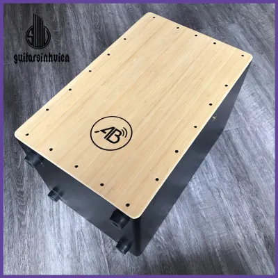 Trống Cajon AB Drum AB-D1 cho người mới tập chơi - Tặng kèm miếng lót chống ê mông - bảo hành 12 tháng - Snare bằng dây tem tạo âm vang ấm
