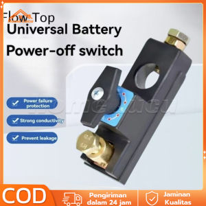 Sakelar daya aki mobil Pemutus sirkuit perlindungan baterai mobil universal pemutus sirkuit 12V24V pemutus sirkuit sakelar daya baterai mobil untuk mencegah sengatan listrik