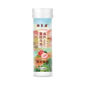 口口燃无糖茶叶含片 蜜桃乌龙茶含片0糖0脂清新口气润喉糖 Peach Oolong Tea Lozenges Refreshing Throat Lozenges
