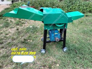 Máy băm rơm  cỏ  cây ngô  mía . lắp động cơ 3kw(4hp)