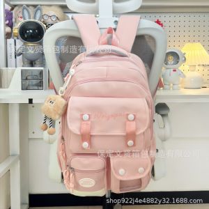 AE High-capacity stylish backpack for casual travel suitable for junior high school girls high school students and college students with a laptop compartment