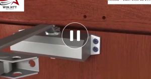 Tay Co Thủy Lực Tay Đẩy Hơi - Củi Chỏ Hơi Đóng Cửa Tự Động(Dừng 90 -180° độ Lực 25-35kg)