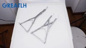 GREATLH Parallel Opening Pliers Compression Pliers Orthopedic Veterinary Instrument Stainless Steel pet