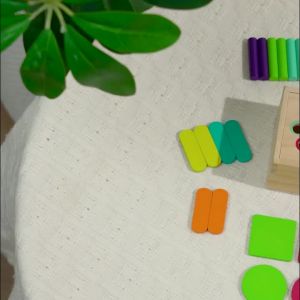 2026 3D Shapes Geometric Solids Wooden Color Toy Sorting Toy Developmental Training Montessori Educational Game for Preschool Element