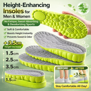 Height Increasing Patch Absorbent and Anti-odor Booster Cushion Internal Height Increase Sporty Style