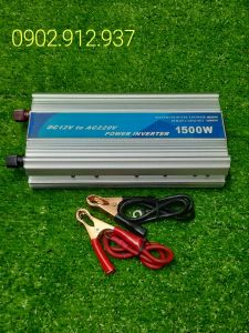 kích điện. Bộ chuyển đổi điện. inverter. 12v lên 220v-1500W POWER  CHÍNH HÃNG
