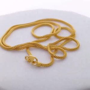 Rantai Leher Belut Padu Emas 916 6g Ke Atas Yon Hing - Lazada