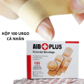 Băng cá nhân urgo, băng keo cá nhân, hộp băng cá nhân đủ kích cỡ AID PLUS hộp 100 miếng - Happy Home 4U. 