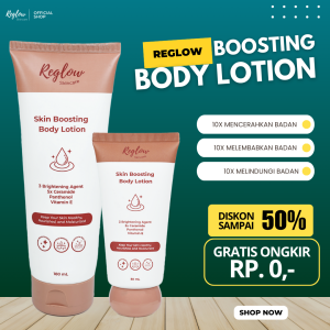 Hand Body Lotion Reglow Skin Boosting Pemutih Badan Memutihkan Kaki Dan Tangan Pemutih Badan Viral