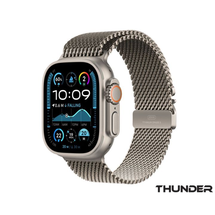 Apple Watch Ultra 2 Titanium Case with Milanese Loop (GPS + Cellular) 2024