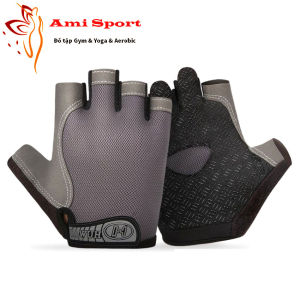 Găng tay tập gym nữ bao tay thể thao nữ tập tạ nâng tạ chuyên dụng thông thoáng chống bám mồ hôi tay X02