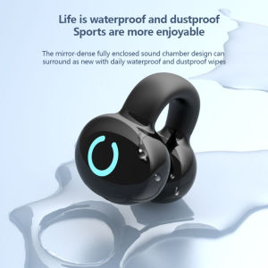 2026 New Bluetooth 5.4 Neckband Headphones Clip-On Earphones Gaming Headsets TWS Lavalier HD Mic Color Screen Wireless Earbuds Noise Reduction Super Long Battery Life Earphone Support TF Card K Song Monitor Mode