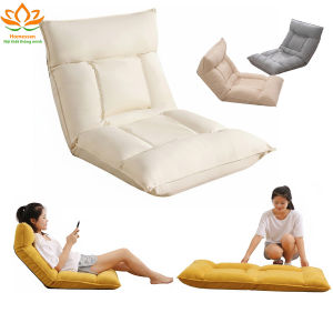 Ghế bệt tựa lưng Tatami đệm da dày êm Ghế tựa lưng ngồi bệt nhật bản Ghế lười tựa lưng 5 chế độ gập thông minh