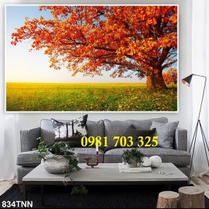 Tranh gạch đẹp hiện đại 3d phong cảnh