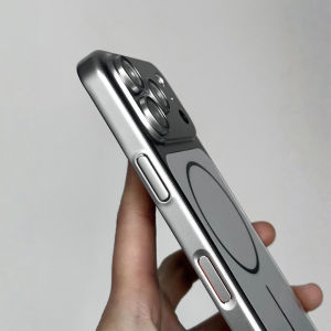 Instantly Change 17 Ultra Thin Metallic Paint Magnetic Case For iPhone 17 16 15 14 13 Pro Max Lens Protector For Magsafe Cover