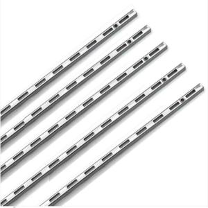 Slotted AA Post Wall Mounted Shelving Upright Strip For Clothing Store Display Rack Shelf Bracket Support