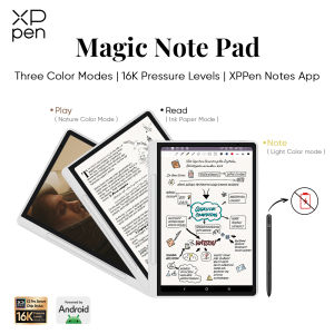 XPPen Magic Note Pad สมุดโน้ตดิจิทัลสี 3-in-1 แท็บเล็ตจดบันทึกบนกระดาษขนาด 10.95 นิ้ว พร้อมระดับแรงกด 16384 ระดับ ไม่ต้องใช้แบตเตอรี่ X3 Pro Pencil 2 โฟลิโอแม่เหล็ก 6+128GB สำหรับการเขียน/การอ่าน/การประชุม/การศึกษา