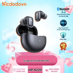 [Chính Hãng] Tai Nghe Dịch Thuật AI Mcdodo HP-8220 / HP-8221 – Chống Ồn ANC+ENC Kết Nối Bluetooth Phiên Dịch