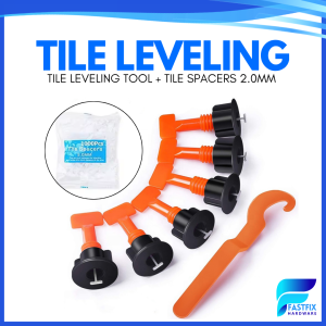 Tile Levelling System (SET) Wedges Alignment For Wall Floor Tiles Construction Tool Tile leveling Tools Tile Spacer