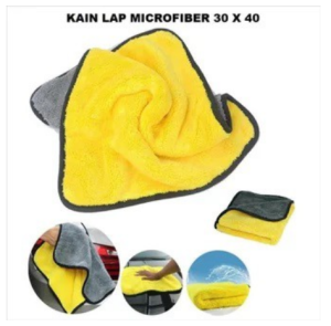DNV - KAIN MICROFIBER SERBAGUNA 34X50 LAP 2 SISI HALUS MULTIFUNGSI 500GSM / Kain Lap Ajaib