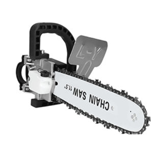 Multifunctional universal bracket electric chain saw