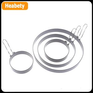 【2-3 days delivery】 9 10 15 20cm Pancake Ring Mold Metal Fried Egg Shaper Non Stick Egg Cooking Ring