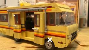 Camper for Break Bad Rv Building Set Creative Camper Van Building Blocks Merchandise DIY Technic Building Set Toy Building Bricks Kit for Ages 8-14(986 Pieces)