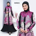 777 GAMIS MEISYA 2 IN 1 ADA DALAMAN JETBLACK OUTER BATIK. 