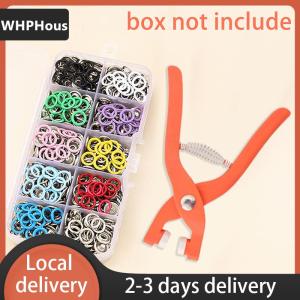 [COD] WHPHous Ship within 24 hours Plier Tool Colour Metal Snap Sewing Button Claw Set Hollow Solid Snap Fasteners Kit For Installing Clothes Bags