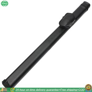 [New] Pool Cue Case Pouch Holder Leather Billiard Cue Case Billiard Cue Portable Container Fit for 1/2 Snooker Billiard