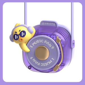 Quạt mini đeo cổ DJ DỄ THƯƠNG sạc pin USB thiết kế nhỏ gọn siêu nhẹ cho bé có dây đeo tiện lợi