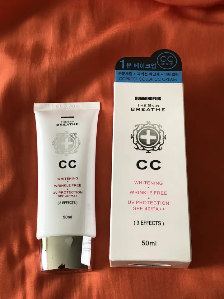 Korean CC Cream Whitening Anti Wrinkle SPF40 The Skin Breathe