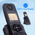 D1005 Business Office Home Cordless Telephone Digital Landline Phone With Speaker Low Radiation Telephone Wireless Landline. 