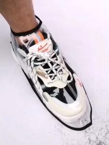 【Ship in 24H】理发师防碎发鞋套防水加厚耐磨发廊美发师防头发渣子鞋罩Barber anti hair breakage shoe cover waterproof thickened wear-resistant hairliuqianl120250806