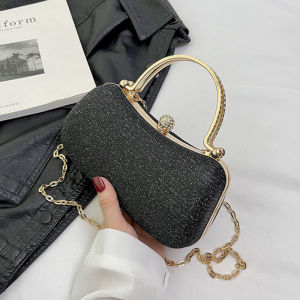 【Original+24hours delivery】Evening Clutch Purse for Women Formal Handbags Sparkling Bag for wedding occasion Clutch bag for women elegant High-end delicate ladies handbags Cross-body bag with single shoulder chain Beaded evening bag
