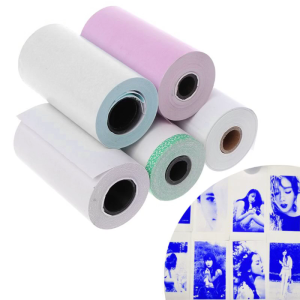 Photo Paper Mini Printable Sticker Roll Thermal Printers Clear Printing Smudge-P