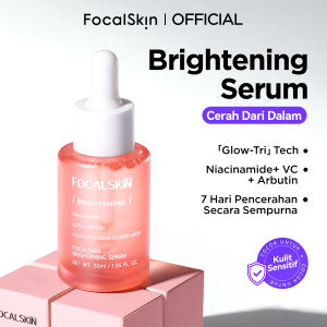 FOCALSKIN 6X Brightening Serum 30ml Anti Jerawat & Menyamarkan Noda Hitam [Vitamin C + Niacinamide + Arbutin]