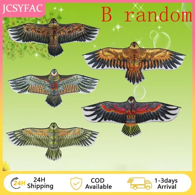 【JCSYFAC】 1.1m Eagle Kite With 30 Meter Kite Line Children Flying Bird Kites Outdoor Toys