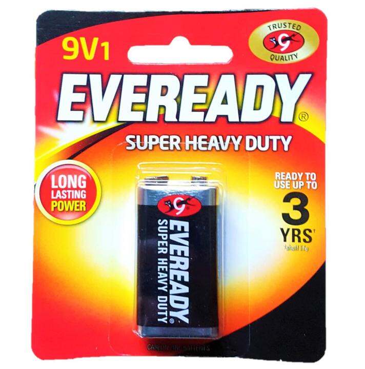 Eveready Super Heavy Duty 9V Carbon Zinc Battery | Lazada PH