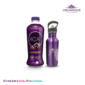 Organique Acai Premium Blend 946 ml with Tumbler