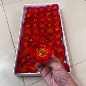 Hoa sáp poppy anh túc dùng để bó hoa quà tặng ý nghĩa