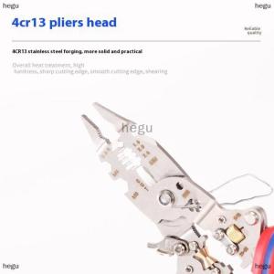 [COD] hegu Đa chức năng dây vũ nữ Thoát y với điện kiểm tra bút có thể gập lại Cáp Cutter crimper công cụ điện gấp Kìm cho cắt