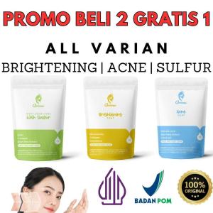 3PCS MURAH!!! Queensi Sabun Pemutih Brightening Soap Membantu Mencerahkan & Mengatasi Jerawat Bintik Hitam 9X Lebih Cepat Mencerahkan & Melembabkan Kulit - 1PCS