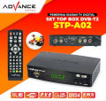 Set Top Box Advance STP-A02 DVB-T2 STB Antena Digital Receiver TV Tabung LED LCD. 
