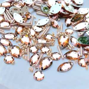 payet diamond jahit manik manik mote tabur kombinasi ukuran mix motif per 10 gram -+ 100 butir