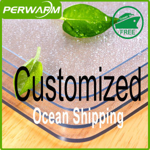 Ocean Shipping PVC Crystal-1/1.5/2/3mm Thick All Size Customizable Waterproof Oil Resistant Tablecloth Transparent Plastic Protective Dining Table Pad Soft Glass Kitchen Wood Vinyl Tablecloth Cover
