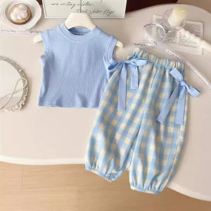Korean Girls Terno 1-6Y Baby Girl Clothes Set Outfits