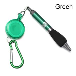 LUMIQLO Móc chìa khóa Văn Phòng trường Văn Phòng Nguồn Cung Cấp Sợi Dây Thừng Văn phòng phẩm Có thể thu vào Công Cụ viết Bút bi Dễ dàng Khóa Bút Bút trung lập